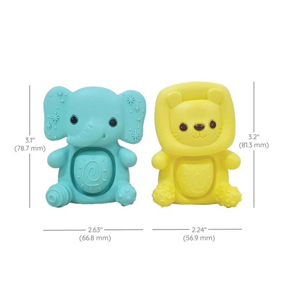 Infantino Glodalice za bebe Pop Pals, 2kom slika 2