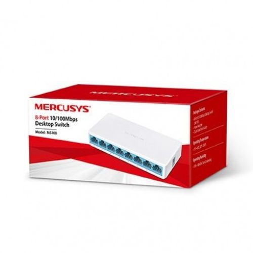 Mercusys MS108 Desktop Switch 8x10/100 slika 2