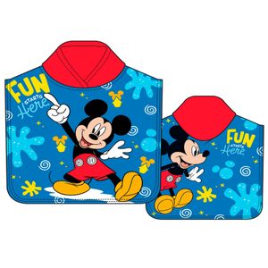 Disney Mickey microfibre poncho towel
