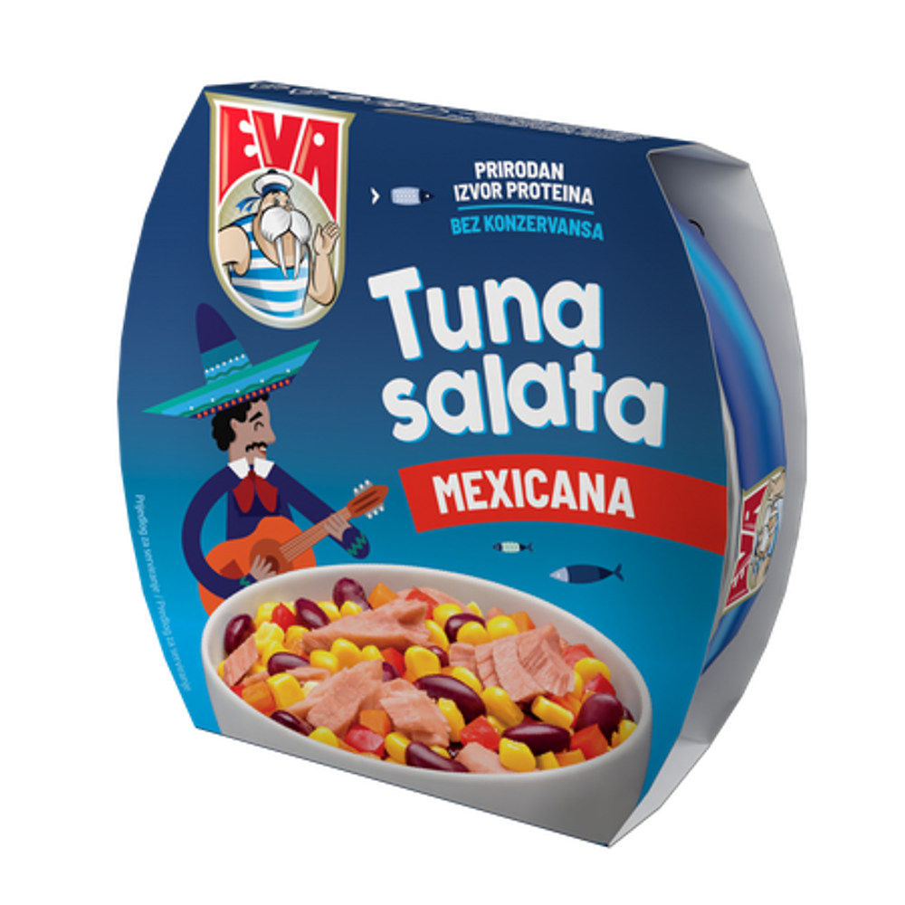 Eva tuna salata Mexicana 160g slika 1