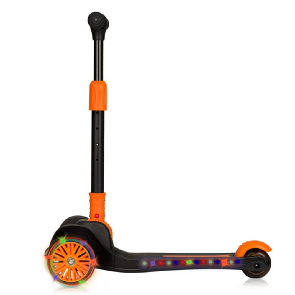 Lionelo Romobil sa LED svjetlima Timmy, Orange-Black slika 4