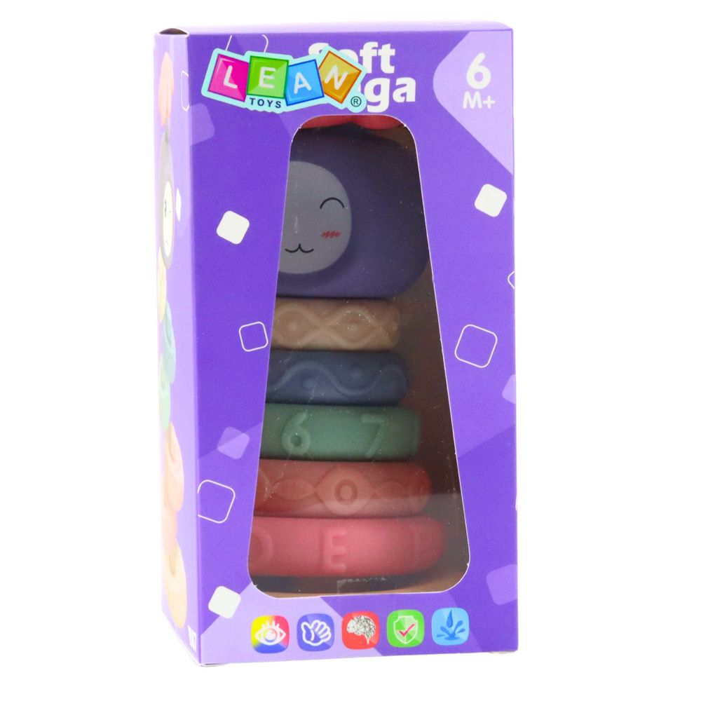 Toranj od mekih blokova senzorne piramide šarene 8 kom. slika 6