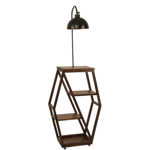 Asos Ceviz Lambader Retro 3 Başlıklı Crna Podna Lampa slika 3