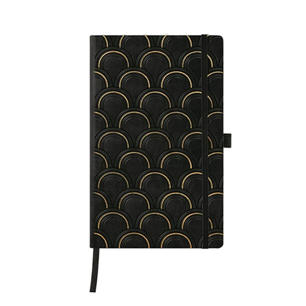 Castelli Notes A6 dikto Art deco Gold, crno zlatni slika 1