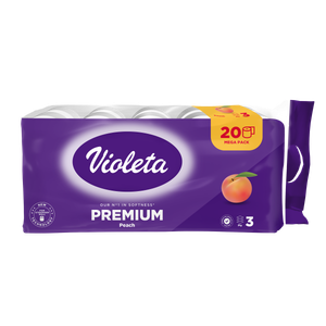 Violeta Toaletni papir 20/1 Breskva 3sl