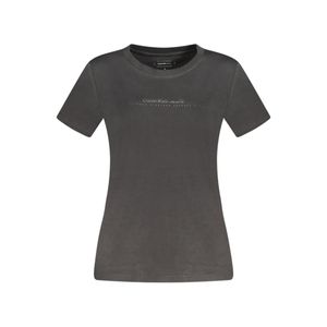 CALVIN KLEIN SHORT SLEEVE T-SHIRT WOMEN BLACK