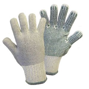 L+D Griffy Green Dot 1133SB pamuk rukavice za vrtlarstvo Veličina (Rukavice): veličina za muškarce   1 Par