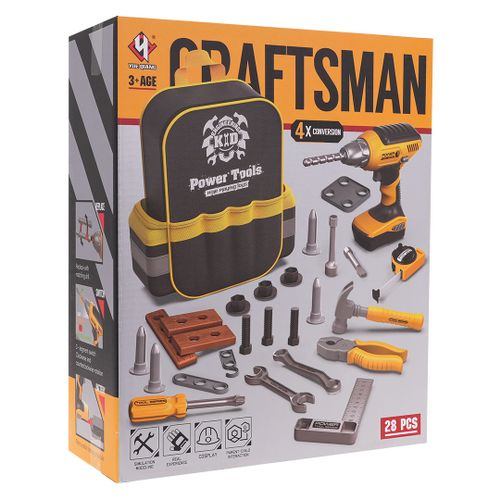 Set alata s ruksakom Craftsman - narančasti slika 6