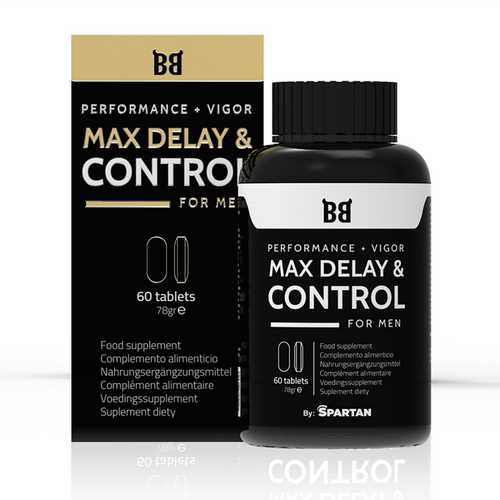 BLACKBULL BY SPARTAN - MAX DELAY &amp; CONTROL PERFORMANCE + VIGOR FOR MEN 60 TABLETS slika 3