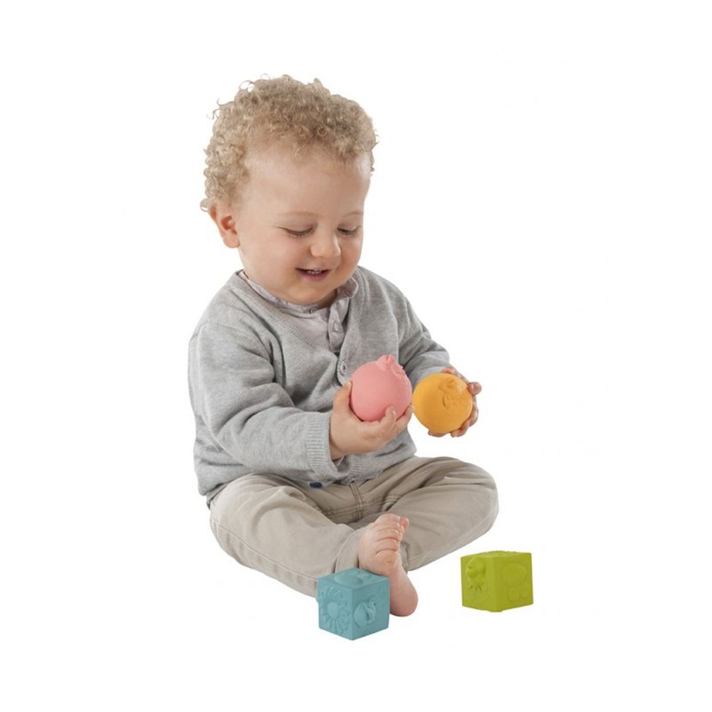 Sophie La Girafe Baby set 2 kocke i 2 lopte So'Pure slika 5