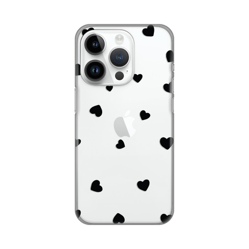 Torbica Silikonska Print Skin za iPhone 14 Pro 6.1 Hearts slika 1