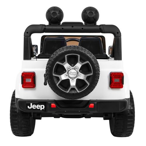 Licencirani auto na akumulator Jeep Wrangler Rubicon 4x4 - bijeli slika 7