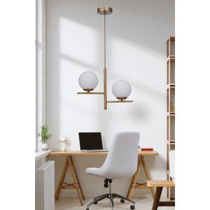 Opviq Luster 259, Bijela, Zlatna