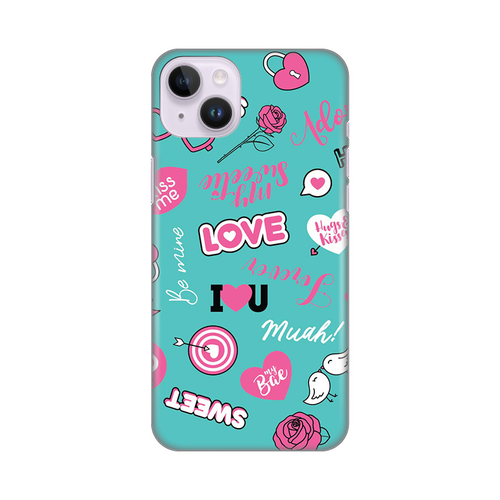 Torbica Silikonska Print za iPhone 14 Plus 6.7 Love slika 1