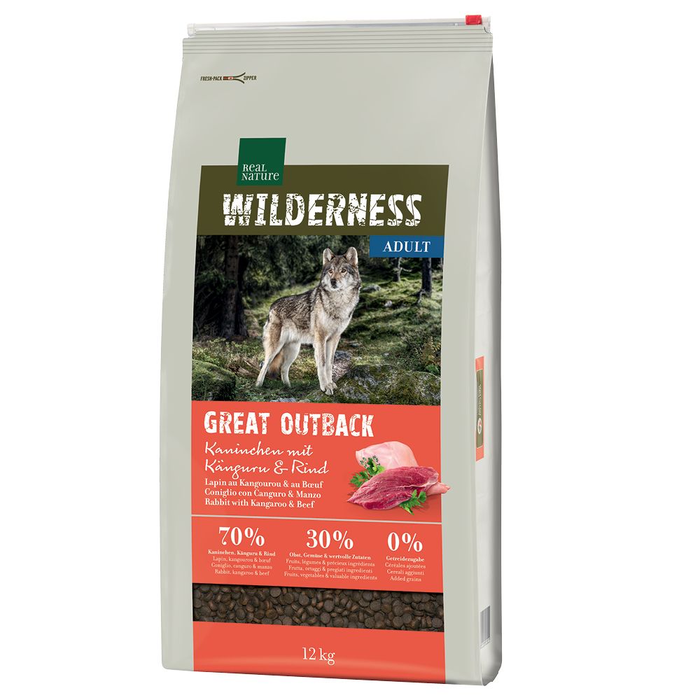 Real Nature Wilderness Adult kunić, klokan i govedina 12 kg slika 1