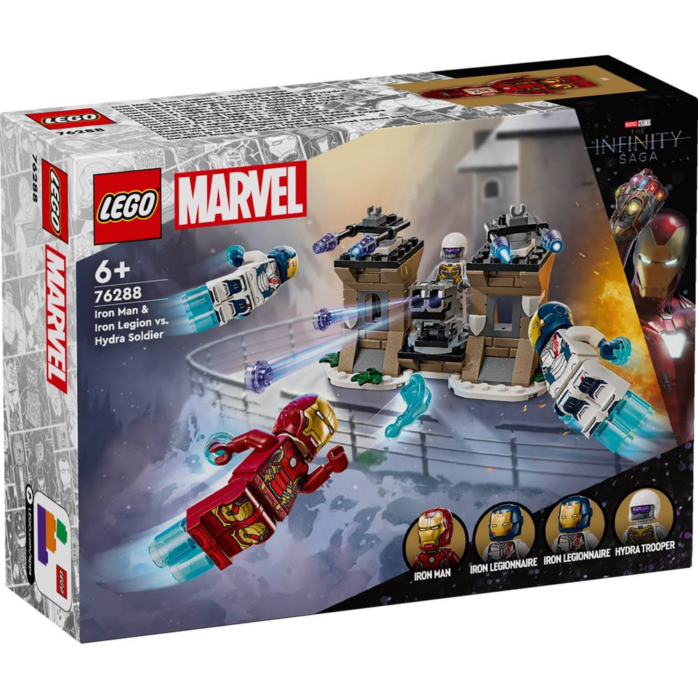 LEGO 76288 Iron Man i Iron Legion protiv vojnika Hydre slika 1