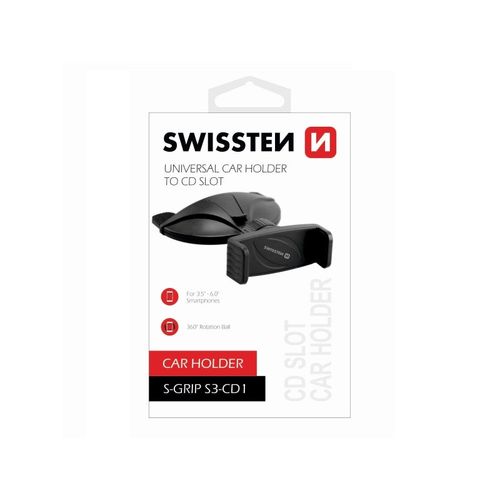 SWISSTEN držač za mobitel, za CD utor S-GRIP S3-CD1 slika 1