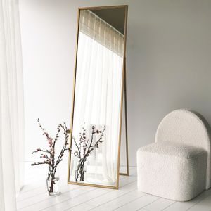 Cool - Gold Gold Cheval Mirror