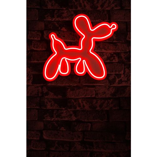 Wallity Ukrasna plastična LED rasvjeta, Balloon Dog - Red slika 10