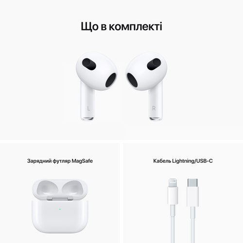 AirPods (3rd generation) with Lightning Charging Case,Model A2565 A2564 A2897 slika 19
