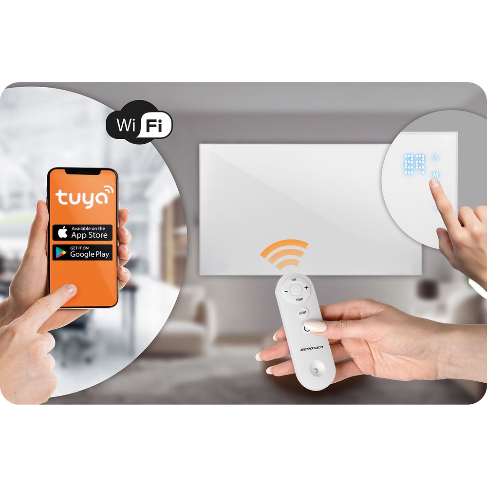 Infracrveni grijač 720W Berdsen BD-983 WiFi aplikacija za daljinsko upravljanje slika 7
