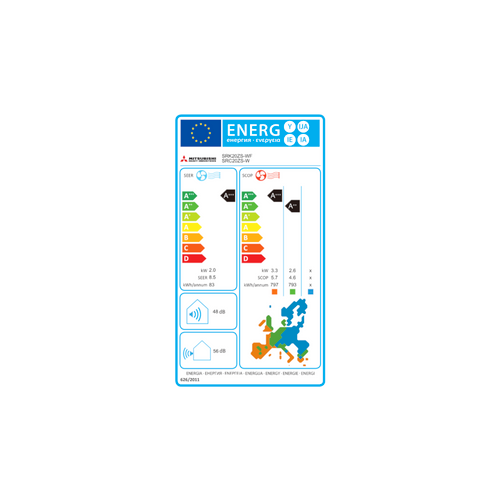 Mitsubishi Heavy Industries klima uređaj 2,0kW SRK20ZS-WF/SRC20ZS-W slika 4