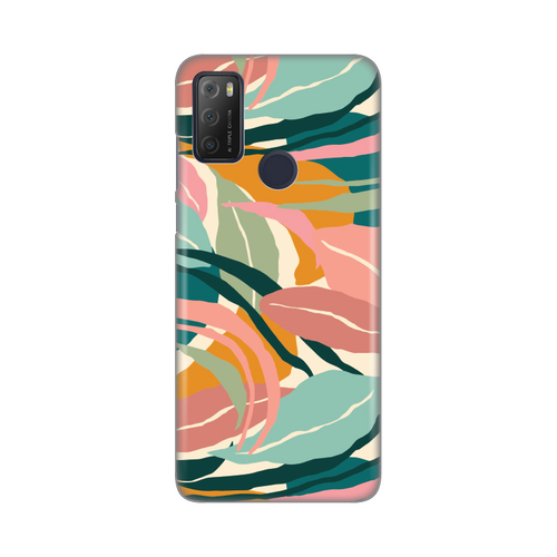 Torbica Silikonska Print za Alcatel 1S 2021/3L 2021/A1 Alpha 21 Tropical Pattern slika 1