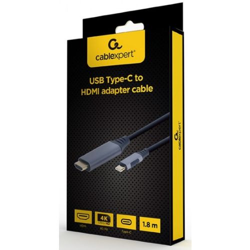 CC-USB3C-HDMI-01-6 Gembird USB Type-C to HDMI display adapter cable, space grey, 1.8 m A slika 3