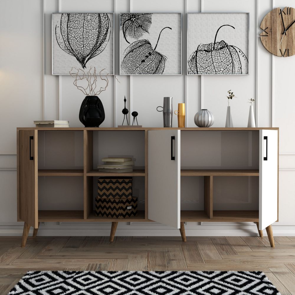 Exxen - 1624 Oak White Konzolni Stol slika 3