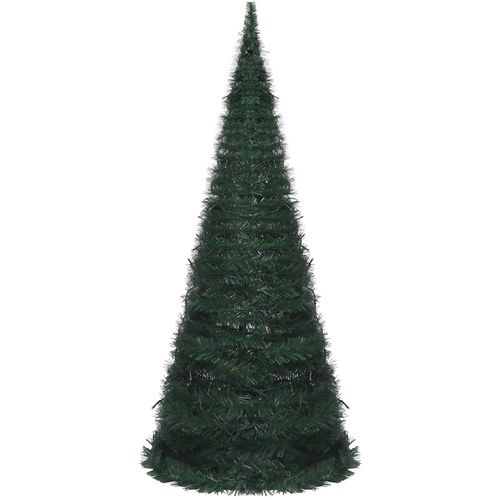 Prigodno umjetno božićno drvce s LED svjetlima zeleno 210 cm slika 11