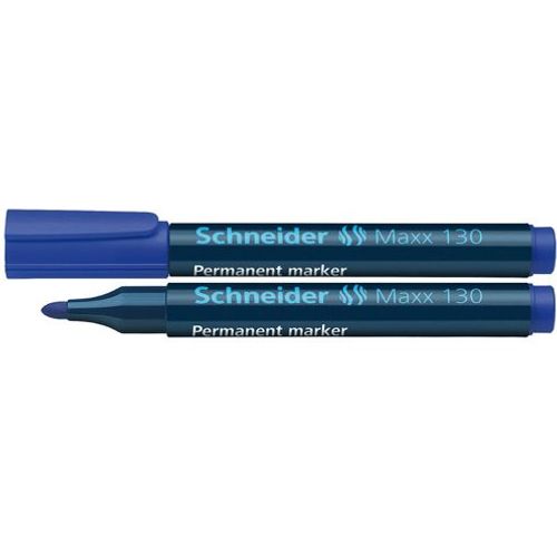 Flomaster Schneider, permanent marker, Maxx 130, 1-3 mm, plavi slika 2