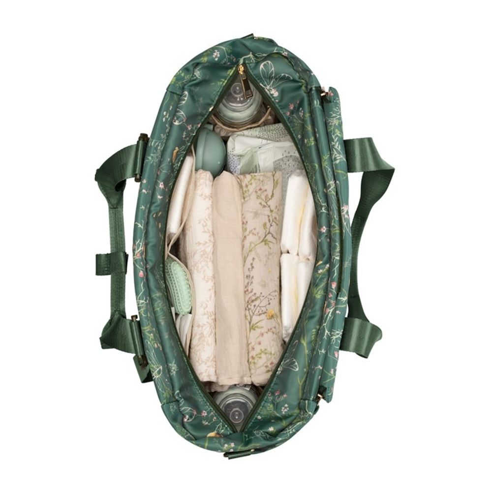 Kikka Boo Torba za mamu Florence, Secret Garden Green slika 6