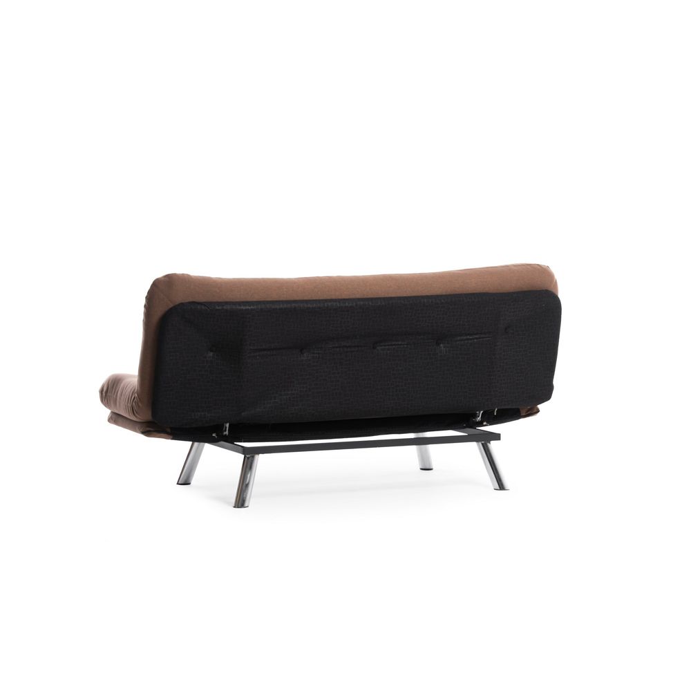 Misa Small Sofabed - Trosjed na razvlačenje, svijetlo smeđa slika 7
