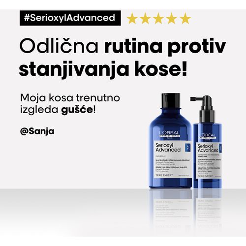 Loreal Professionnel Paris  Scalp Advanced Serioxyl Advanced Šampon Za Bujniju Kosu 300ml slika 9