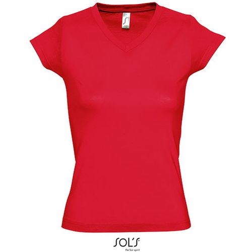 MOON ženska majica sa kratkim rukavima - Crvena, XXL  slika 5