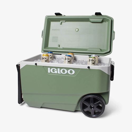 Prijenosni hladnjak IGLOO Ecocool Latitude 90, 85L, zelene boje slika 3