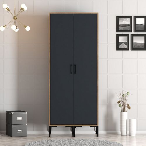 Kumsal SS - Walnut, Anthracite Walnut
Anthracite Wardrobe slika 1