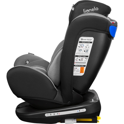 Lionelo Auto-sedište BASTIAAN, 360st ISOFIX, 0-36Kg, Black Grey slika 13