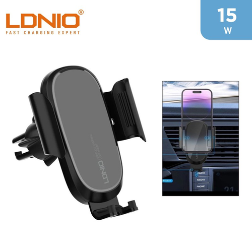 Auto stalak LDNIO MW21 15W Wireless punjac slika 1