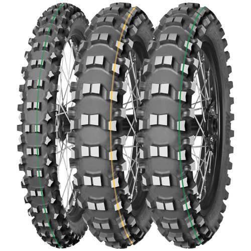 Mitas moto gume 90/90-21 3.00-21 54M TerraForce - EX SM Super Light F TT / zelena črta slika 1