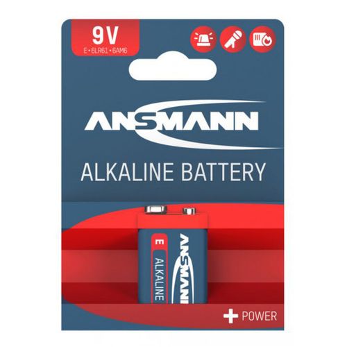 ANSMANN Baterija 9VPP3 1/1 Alkaline Red slika 1