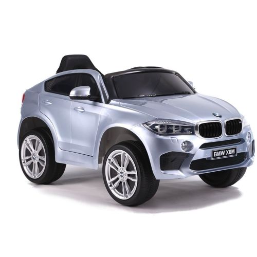 Automobil na akumulator BMW X6 srebrni slika 2