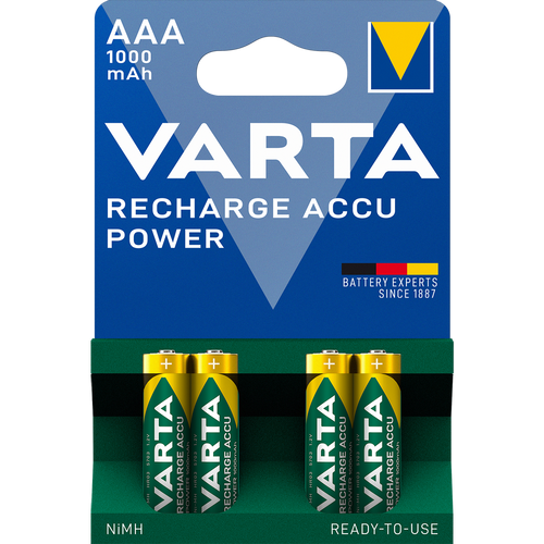 Varta Punjiva baterija HR03 1000mAh 4/1 (pakovanje 4 kom) slika 1