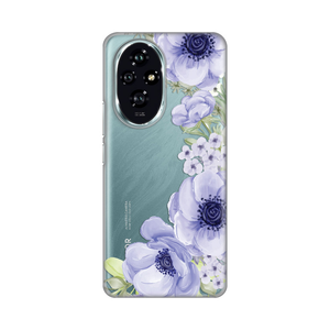 Torbica Silikonska Print Skin za Honor 200 Blue Roses