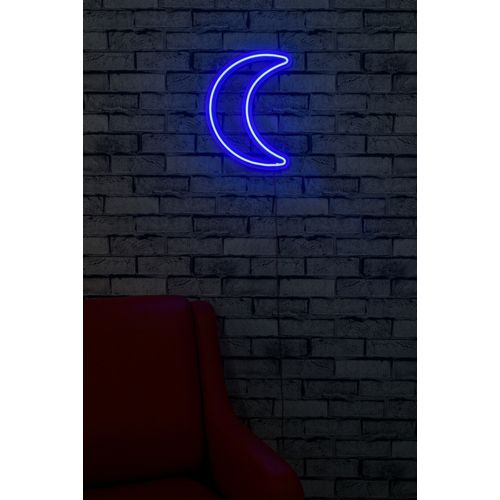 Wallity Ukrasna plastična LED rasvjeta, Crescent - Blue slika 12