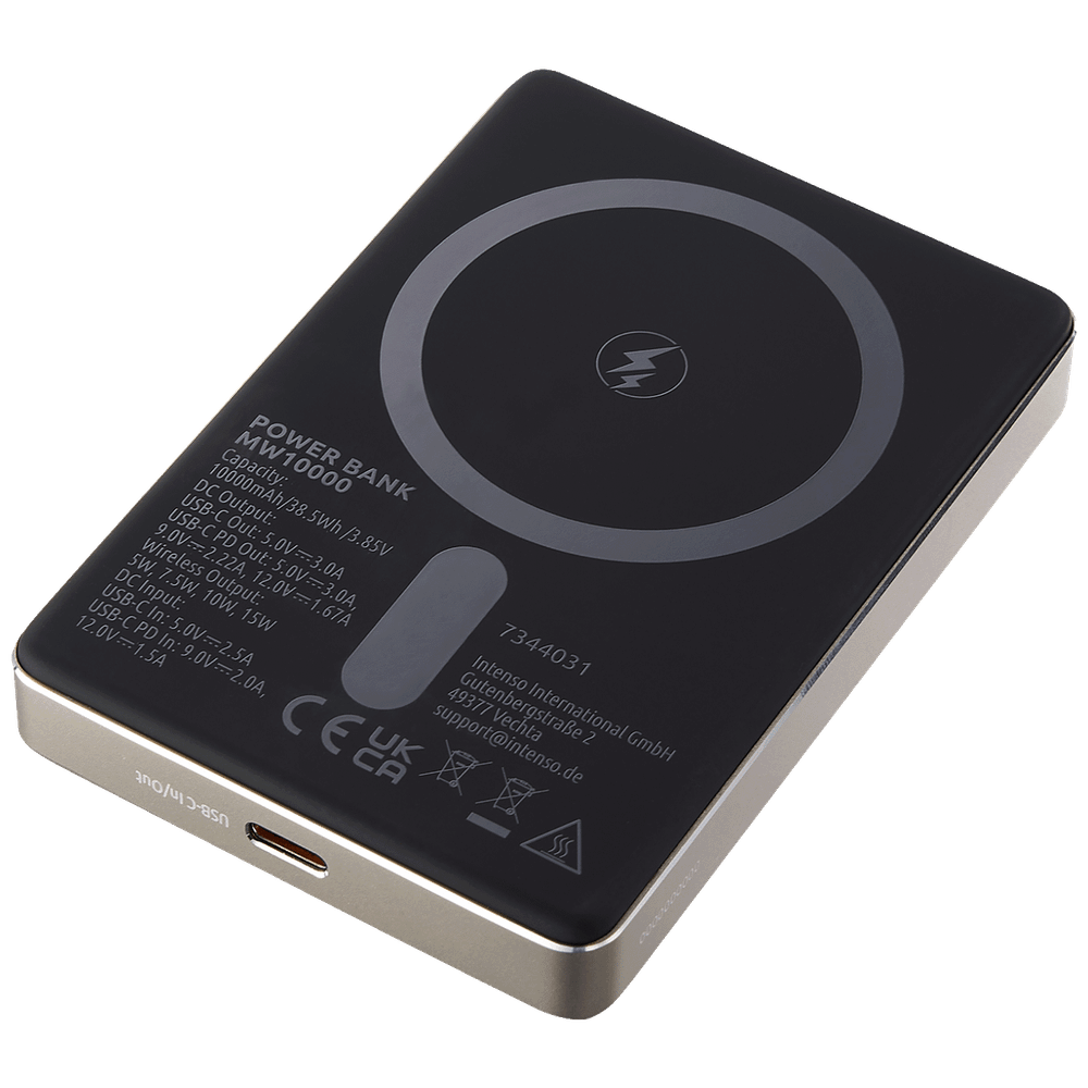(Intenso) Prijenosni punjač POWERBANK MW10000, MagSafe / 10000mAh / Champagne slika 2