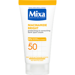 Mixa Niacinamide Bright višenamenska krema protiv tamnih fleka SPF50 50ml