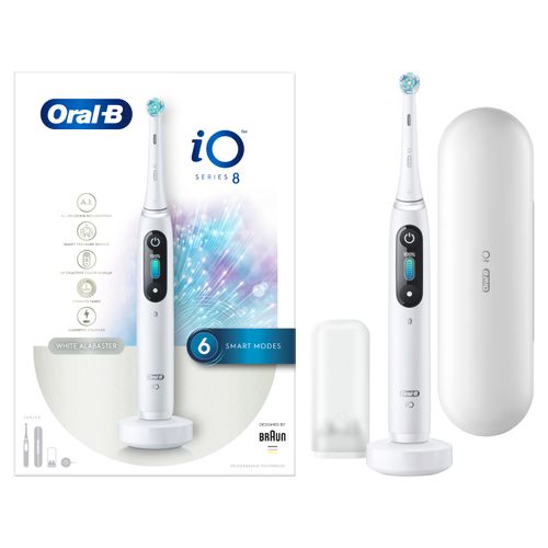 Oral-B električna četkica iO8 WHITE ALABASTER slika 3