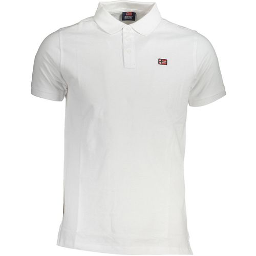 NORWAY 1963 WHITE MEN'S SHORT SLEEVED POLO SHIRT slika 1