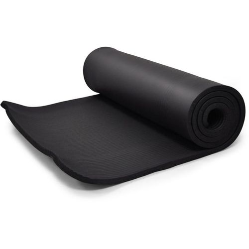 Klarfit pilates yoga prostirka 190x60cm, Crna slika 9